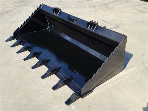 72 inch tooth skid steer bucket|skid steer attachments for dirt.